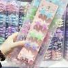 Lindo Pinza para el Cabello Infantil de Estrella de Mar Pequeña Tridimensional de Colores Caramelo Degradados, Pinza Lateral Dulce para Niña, Pasador para Estudiante de Primaria