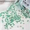 Decoraciones coloridas para uñas tipo mini rectángulo de circón, pedrería brillante en forma de cruz, decoraciones largas para uñas con fondo plano biselado