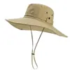 Sombrero de Vaquero Occidental, Sombrero de Pescador, Sombrero de Sol con Protección UV para Mujer, Sombrero de Sol para Exteriores, Sombrero para Senderismo, Ala Ancha para Hombre, Circunferencia de Cabeza Grande