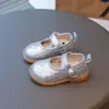 Zapatos de Cuero Estilo Rendimiento para Niñas, Zapatos de Princesa, Nuevo Modelo Primavera 2026, Zapatos Individuales de Cuero para Niñas, Zapatos de Rendimiento de Moda para Niños