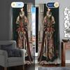 2 PCS Flor Cortina Personagem Fábrica 3D Impressão Digital Transfronteiriça Amazon Cortina Tipo de Flor de Venda Quente
