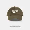 Chapéu Feminino Cabeça Grande Boné de Baseball Aumentado Aprofundado Chapéu Masculino Fashionável Casal Estilo Coreano Versátil Boné com Letra Marca Tendência