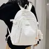 Mochila Impermeable de Nylon Estilo Japonés para Estudiantes de Secundaria y Preparatoria, Bolso Casual para Mujer