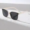 Nuevas gafas de sol para hombre y mujer, gafas de sol de moda en redes sociales, para transmisión en vivo, misma tendencia, gafas, uñas de arroz verticales