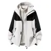 Chaqueta 3 en 1 Dios de la Lluvia para Exteriores, Cortavientos, Impermeable, Ligera, Abrigo de Capa Dura para Hombre, Chaqueta de Montañismo de Una Sola Capa para Viajar a Xizang