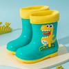 Botas de Lluvia para Niños Niñas Botas de Lluvia de Dinosaurio Zapatos Impermeables para Exterior Ligeras Antideslizantes Botas de Lluvia Zapatos para el Agua de Jardín de Niños para Cabello