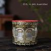 Artesanía Vintage en Laca Dorada y Plateada Patrón Glotón Taza Maestra de Cerámica Taza Individual Taza de Té Especial Personalizada Taza de Té de Alta Calidad