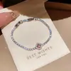 Pulsera con Hebilla de Estrella Rombo de Circonita, Pulsera de Lujo Ligero y de Gama Alta, Elegante y Exquisita a la Moda, Joyería de Mano Versátil para Mujer