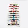 Pulseras Tejidas Bohemianas de Aleación Pintada con Arcilla Animales de Animales de Animales para Niños, Set de 12 Piezas al por Mayor Hecho a Mano