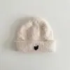 Gorro de Bebé de Otoño Sur Invierno ins Calidez para Bebés y Niños Pequeños Niña Niño Gorro de Punto Gorro Deslizante Gorro de Lana Infantil