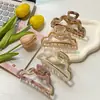 Jiayue Joyería Diseño Simple Versátil Estilo Nube Hueco Pinza Tiburón Parte Trasera de la Cabeza Pasador Accesorio para el Cabello