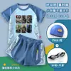 Novo Jogo de Ação Delta Periférico Roupa de Banho Infantil para Crianças Cheinhas, Roupa de Banho de Secagem Rápida para Meninos, Roupa de Banho de Duas Peças com Proteção Solar