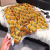 Primavera 2025 Nuevo Pañuelo Moda Estilo Occidental Combinable Cuadrado Pequeño 70cm Pañuelo Decorativo Protección Solar Chal de Viaje Mujer