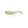 Isca com Cauda Luminosa Macia, Imitação de Peixe Pequeno, Cabeça de Chumbo, Isca Macia para Lúcios de Água Doce, Isca Biomimética para Robalo, Isca Artificial