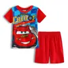Novo Roupa de Casa Sem Mangas de Manga Curta para Meninos Lutador Traje de Verão para Crianças Traje de Ar Condicionado Pijama de Desenho Animado K014