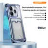 Adecuado para Xiaomi 14t Funda para Teléfono Móvil con Tarjetero y Protección en las Cuatro Esquinas Redmi Note14 Funda Protectora Galvanizada A3 Card 12S 11