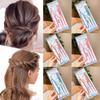 Artefato para Trançar Cabelo Infantil Agulha Puxa Cabelo Puxar Cabelo de Menina Acessório de Cabelo Elástico de Cabelo Elástico de Cabelo Pente Ferramenta de Enrolar Cabeça Redonda