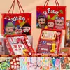 Caja de Regalo de Cumpleaños para Niños de Año Nuevo y Navidad Labubu Set de Papelería Práctico Regalo para Estudiantes de Jardín de Infancia y Escuela Primaria