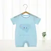 Ropa de Verano de Manga Corta para Bebé Hassel Baby Siaman, Transpirable de Tencel, Ropa para Aire Acondicionado, Pijama Delgado para Recién Nacido