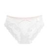 Cuecas sexy europeias e americanas femininas de renda vazada de cintura baixa europeias e americanas perspectiva coração de pêssego roupa íntima perspectiva crotch de algodão cuecas