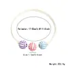 Pulseras Tejidas Hechas a Mano Transfronterizas, Pulseras con Cuentas de Baloncesto, Fútbol, Rugby