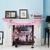 Guirnalda de Cinta de Lazo Estilo Ballet Set de Decoración para Fiesta de Cumpleaños Lazo Colgante de Lazo