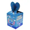 Banderines de Fiesta, Decoraciones Colgantes en Espiral, Decoraciones con Globos, Decoraciones de Papel para Fiesta de Cumpleaños con Temática Azul de Lilo y Stitch