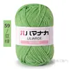 4 Ovillos de Hilo de Algodón Leche de Grosor Medio Hilo para Bebé Kit de Materiales para Tejer Crochet Hecho a Mano DIY Ramo de Muñeca