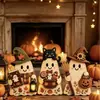 Bestseller transfronterizo Decoraciones de Monstruos de Madera Linterna de Fantasma de Halloween Adorno Artesanal