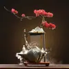 Creativo Zen Chinoiserie Pin de Bienvenida Fuente Humidificación Flujo de Agua Adornos Feng Shui Atraer Riqueza Sala de Estar Oficina Regalos de Inauguración