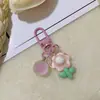 Chaveiro Criativo Colorido de Flor Tulipa Feito à Mão DIY Letra Pequeno Fresco Fofo Argola de Chaveiro Enfeites para Pendurar na Bolsa