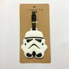 Etiqueta de Equipaje de Plástico Blando Maestro Yoda Star Wars Darth Vader Soldado Blanco Etiqueta de Logo para Bolsa de Equipaje Pase de Abordar