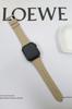 Correa de reloj para hombre y mujer de piel de cordero suave color starlight, adecuada para s78 generación applewatch456SE Apple