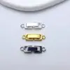 Cierre de correa de reloj chapado en oro de alta calidad, cierre final de collar y pulsera hecho a mano, conector de clip a presión, materiales hechos a mano.