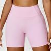 Pantalones cortos de yoga Zechuang con realce de cadera, estilo europeo y americano, con cintura alta y contracción abdominal, transpirables y ajustados para mujer, 8503