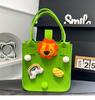 Bolsa de Compras de Mão de Boneca de Desenho Animado, Bolsa Fofa de Feltro de Lã Caixa de Presente, Bolsa de Presente de Mão para Festa de Aniversário Lua Cheia