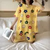Pijama para Mujer Verano 2026 Estilo Nuevo Delgado Dulce y Lindo Mangas Cortas Dibujos Animados Ropa de Casa Conjunto de Dos Piezas para Chicas Estudiantes