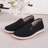 Zapatos de Tela Nuevos Antiguos de Beijing Zapatos de Tela para Hombre Zapatos de Tela con Suela de Goma de Mil Capas Transpirables Casuales para Hombre Militares Individuales Zapatos de Tela Negros