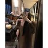 Chamarra Suéter para Mujer Lana de Alta Calidad Suave y Ceroso Estilo Perezoso 2025 Otoño e Invierno Nuevo Holgado y Versátil Cardigan Tejido Coreano