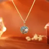 Colar de Pérolas Naturais de Água Doce Sereia Jardim de Monet Estilo Antigo Corrente de Clavícula de Luxo Colar Feminino Estilo Palácio