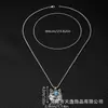 Amazon Collar con Cabeza de Lobo Estilo Europeo y Americano Personalidad Colgante de Cabeza de Lobo de Moda Joyería al por Mayor Diseño Europeo y Americano