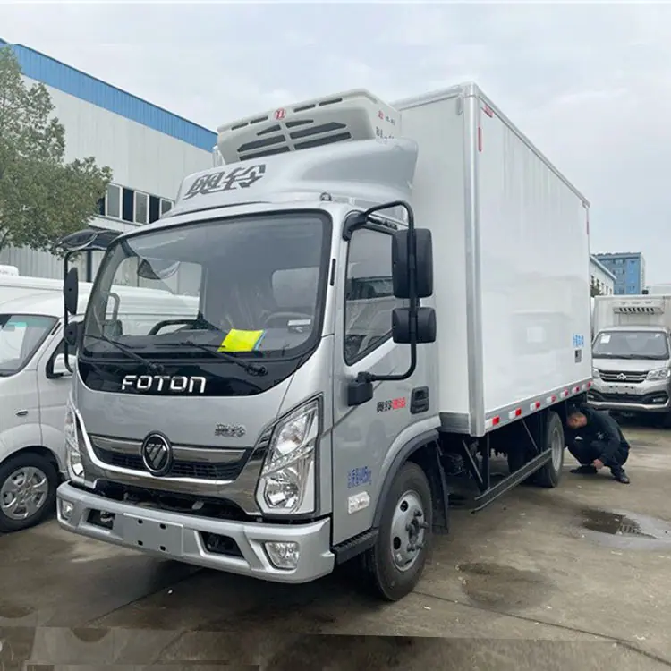福田G9面包冷藏车5.2米冷藏车小型面包疫苗车优质供应