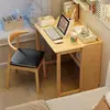 Escritorio Plegable de Madera Maciza Estudiante Hogar Dormitorio Apartamento Pequeño Sencillo Escritorio de Escritura Escritorio de Estudio Oficina Escritorio para Computadora