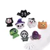 Accesorios de Resina de Dibujos Animados de Fantasmas de Halloween Hechos a Mano Pegamento de Crema Amuletos DIY Accesorios para Pulseras Materiales Accesorios Leche
