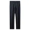Pantalones casuales rectos de negocios para hombre, otoño e invierno 2024, nylon de cuatro lados, antiarrugas, sin planchado, suaves, alta elasticidad