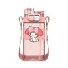 Caneca espacial Sanrio coolomi fofa para crianças 2024 novo para beber diretamente verão canudo menina fofa caneca de dupla bebida