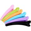 Pinza de Pato Grande, Mediana y Pequeña Pinza para el Cabello Plástico Texturizado Mate Pinza de Pico Largo Accesorios para el Cabello Pinza de Cocodrilo Linda para el Cabello