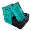Cesta Plegable de Plástico Cesta de Almacenamiento Multifuncional Cesta de Transporte Reutilizable Caja Plegable de Almacenamiento y Organización Cesta de Plástico Engrosado