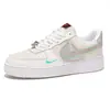 Tênis Nike Oficial Air Force One Clássico Wheat Baixo Masculino e Feminino Outono/Inverno 2024 Pequenos Sapatos Brancos Af1 Sapatos Putian