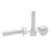 Parafusos de Flange Sextavados Externos Ampliados 304 com Dentes Gb5789 Parafusos de Flange Sextavados Externos de Aço Inoxidável M4~M16
